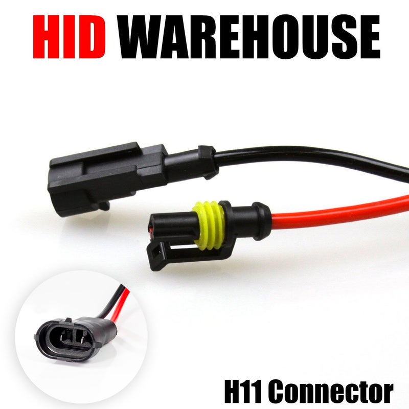 HID-Warehouse HID Xenon Replacement Bulbs - H11 6000K - Light Blue (1 Pair) - Image 4